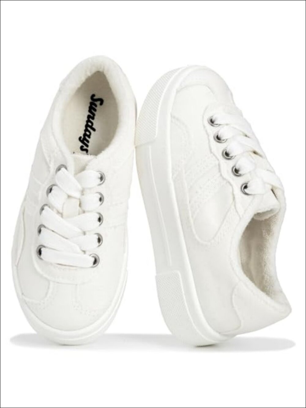 Girls Platform Sneakers Lightweight Memory Foam Non-Slip Canvas